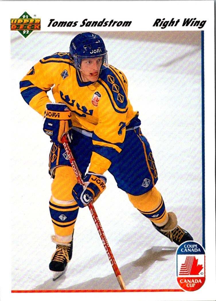 1991 upper deck Tomas Sandstrom