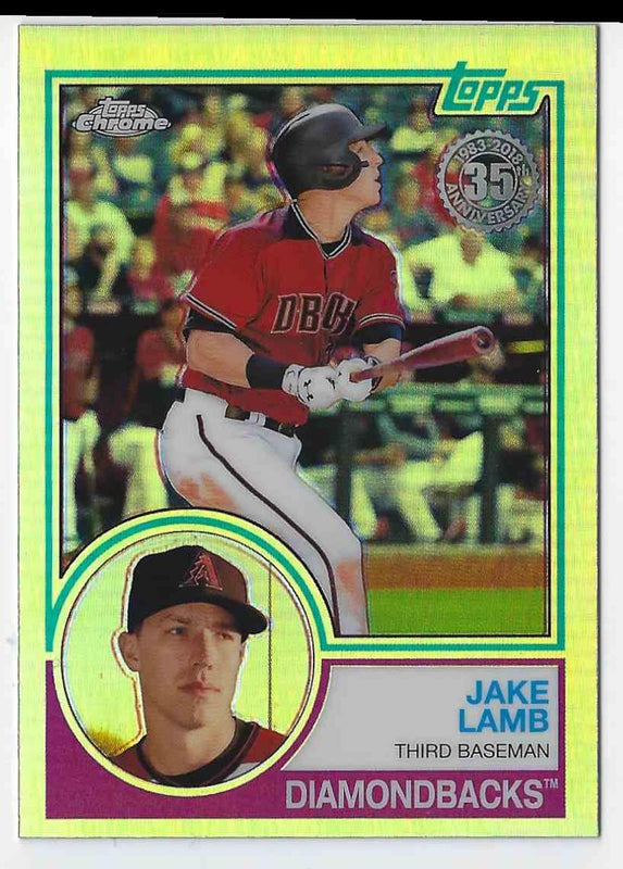 2020 Topps Chrome Jake Lamb #83T-13