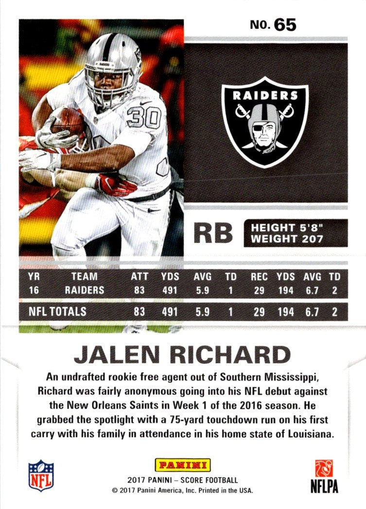 2017 Score Jalen Richard