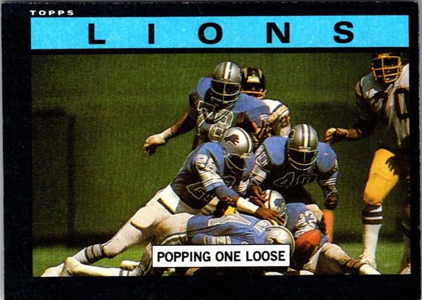 1985 Topps Lions Team Leaders #53