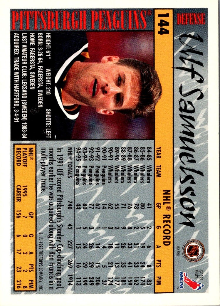 1995 Topps Ulf Samuelsson