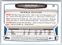 2014 Bowman Sean Nolin #33