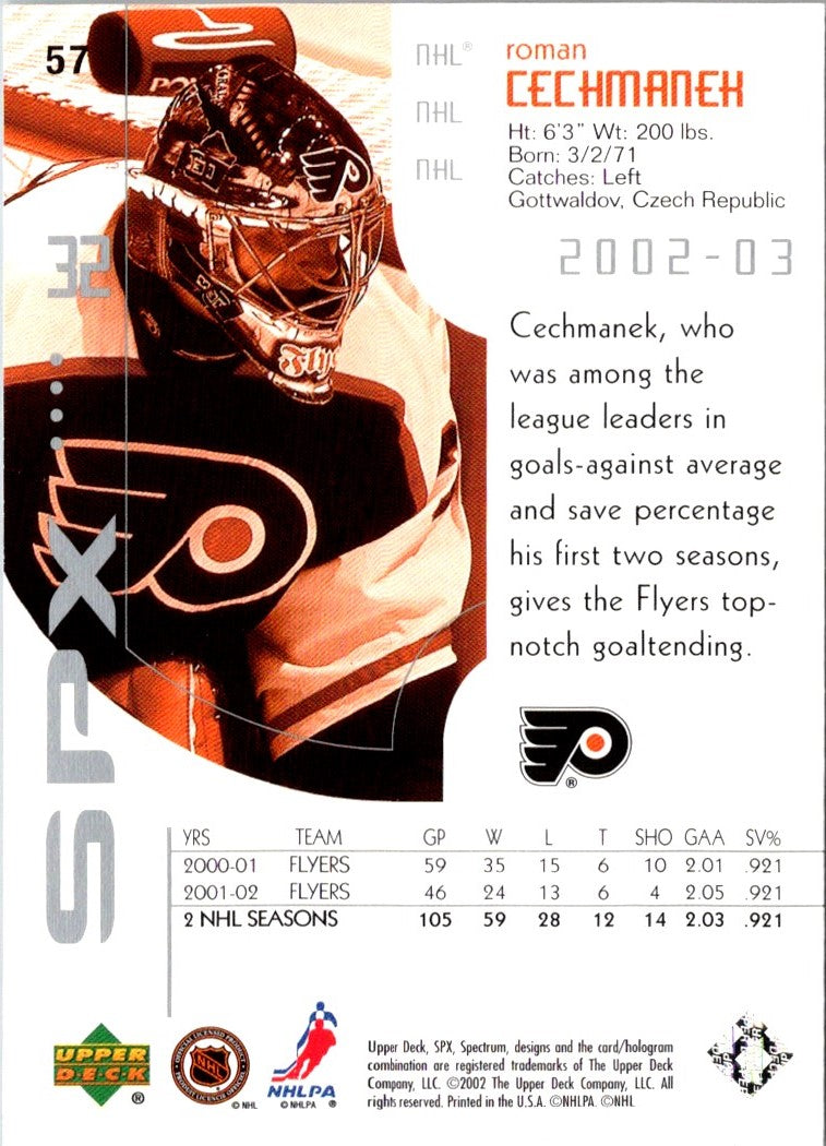 2002 SPx Roman Cechmanek