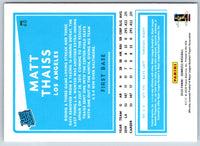 2020 Donruss Matt Thaiss #60 Rookie