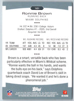 2010 Topps Platinum Ronnie Brown #161