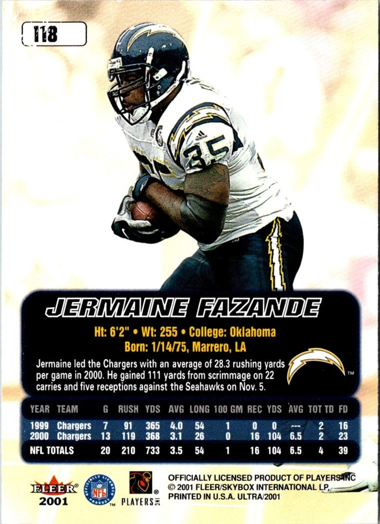 2001 Ultra Jermaine Fazande