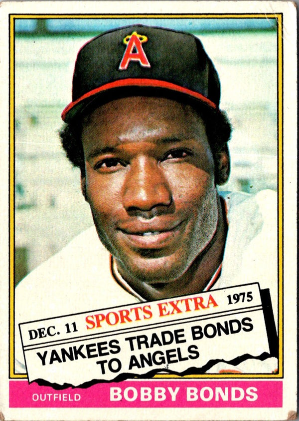 1976 Topps Traded Bobby Bonds #380T