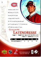 2006 Upper Deck Rookie Class Box Set Guillaume Latendresse #5