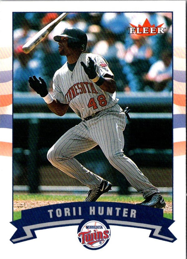 2002 Fleer Torii Hunter #421