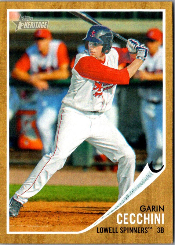 2011 Topps Heritage Minor League Garin Cecchini #42