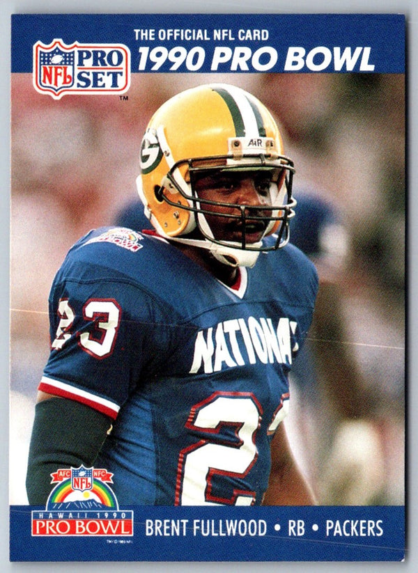 1990 Pro Set Brent Fullwood #390