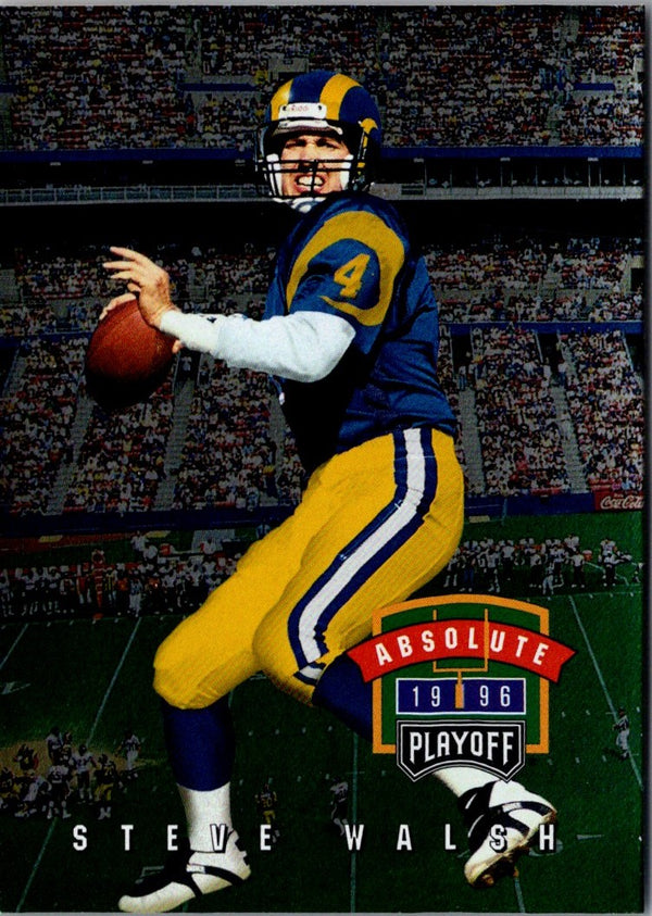 1996 Playoff Absolute Steve Walsh #68