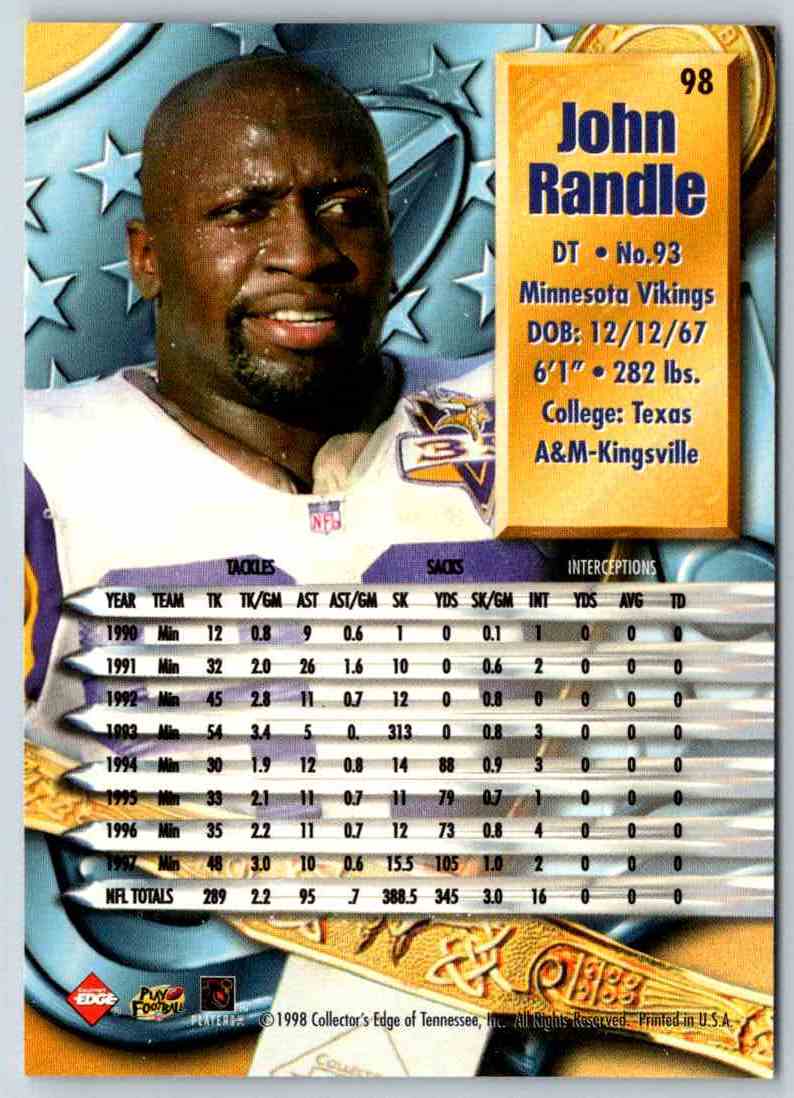 1998 Edge John Randle