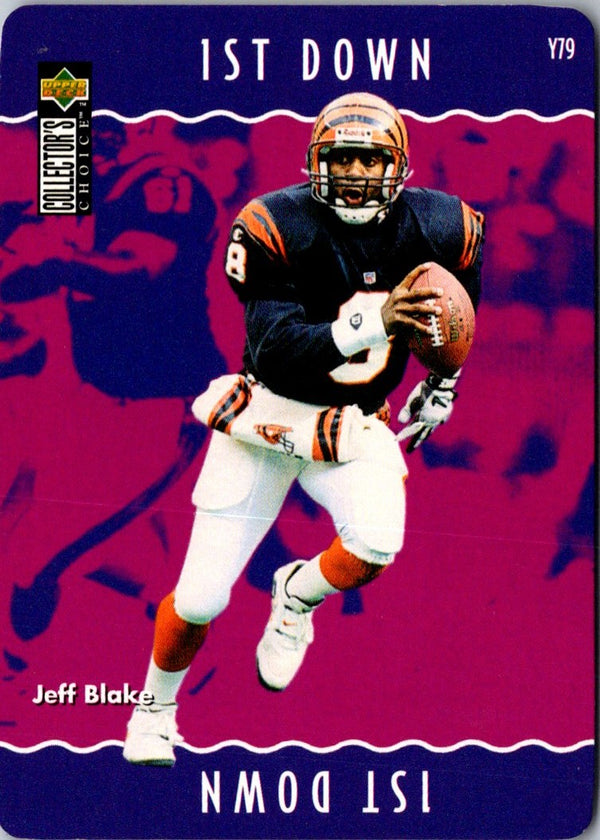 1996 Collector's Choice Update You Make The Play Jeff Blake #Y79