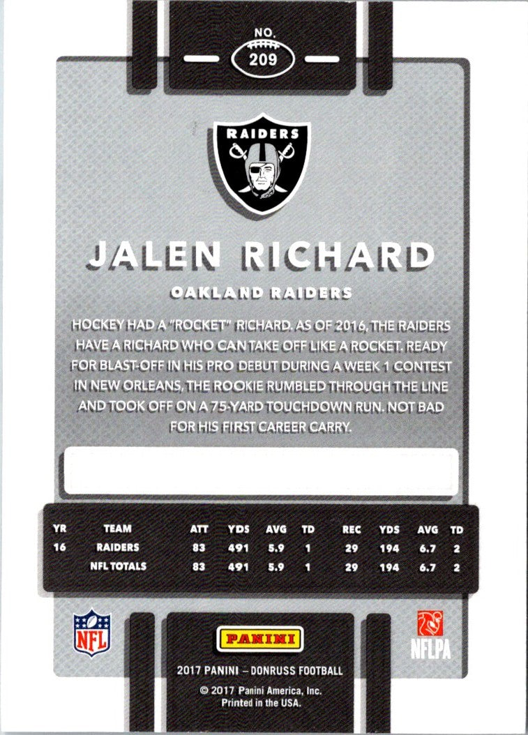 2017 Donruss Jalen Richard