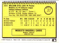 1991 ProCards Will Love #3083