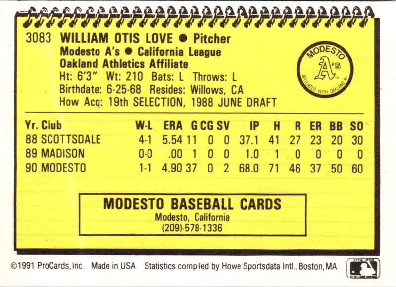 1991 ProCards Will Love