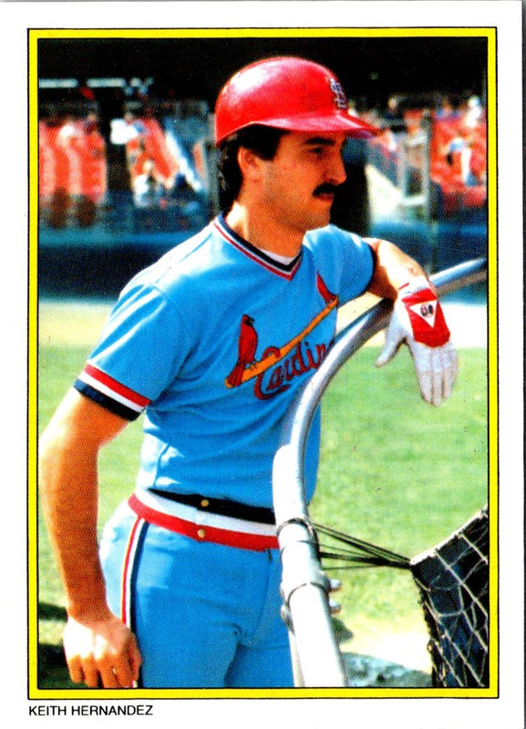 1983 Topps Glossy Send-Ins Keith Hernandez #4