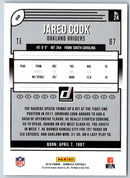 2018 Donruss Press Proof Blue Jared Cook