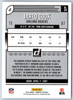 2018 Donruss Press Proof Blue Jared Cook #24