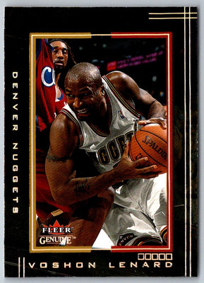 2001 Fleer Genuine Voshon Lenard #67
