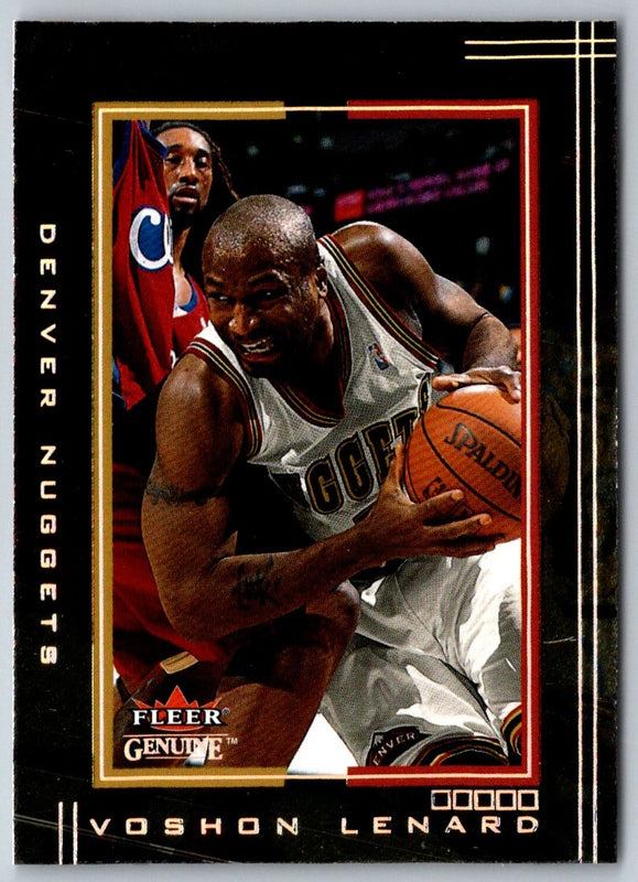2001 Fleer Genuine Voshon Lenard #67