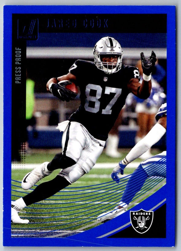 2018 Donruss Press Proof Blue Jared Cook #24