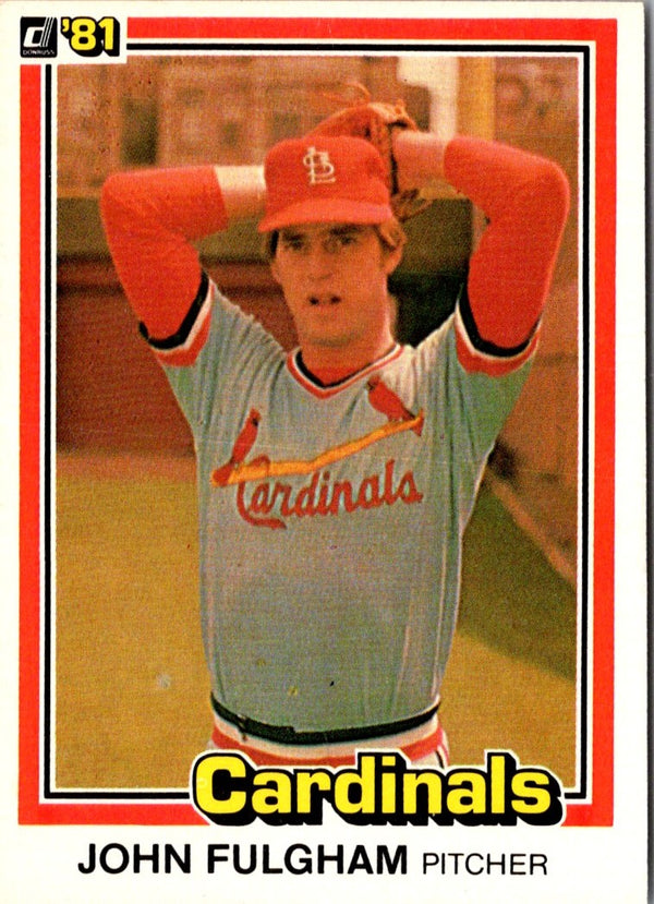 1981 Donruss John Fulgham #70