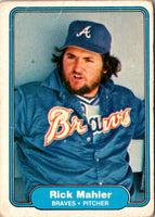 1982 Fleer Rick Mahler #440 Rookie