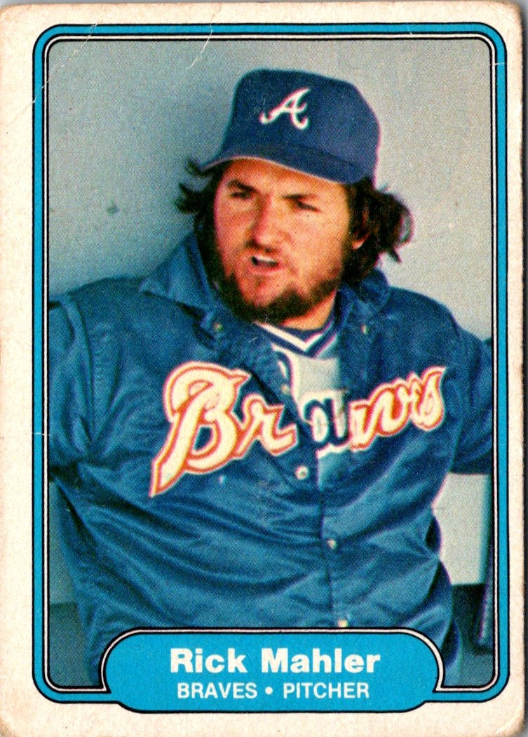 1982 Fleer Rick Mahler