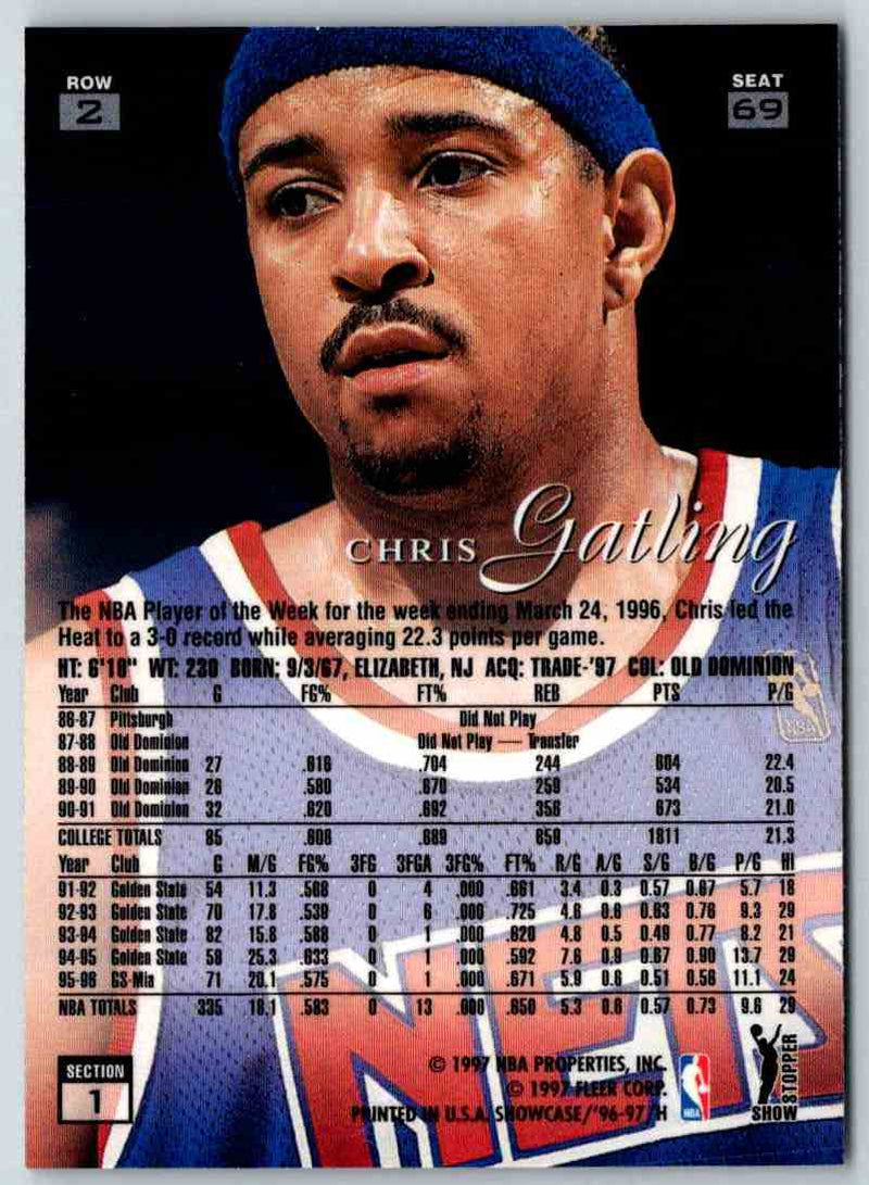 1996 Flair Chris Gatling