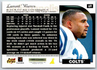 1996 Score Lamont Warren #69