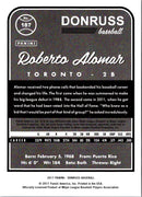 2017 Donruss Roberto Alomar