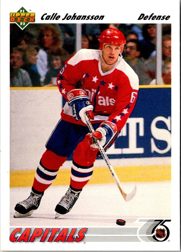 1991 Upper Deck Calle Johansson #316