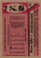1987 Topps Ron Duguay #110