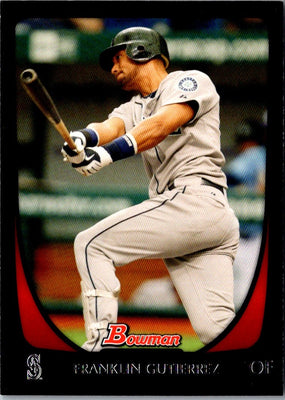 2011 Bowman Franklin Gutierrez #124 NM-MT