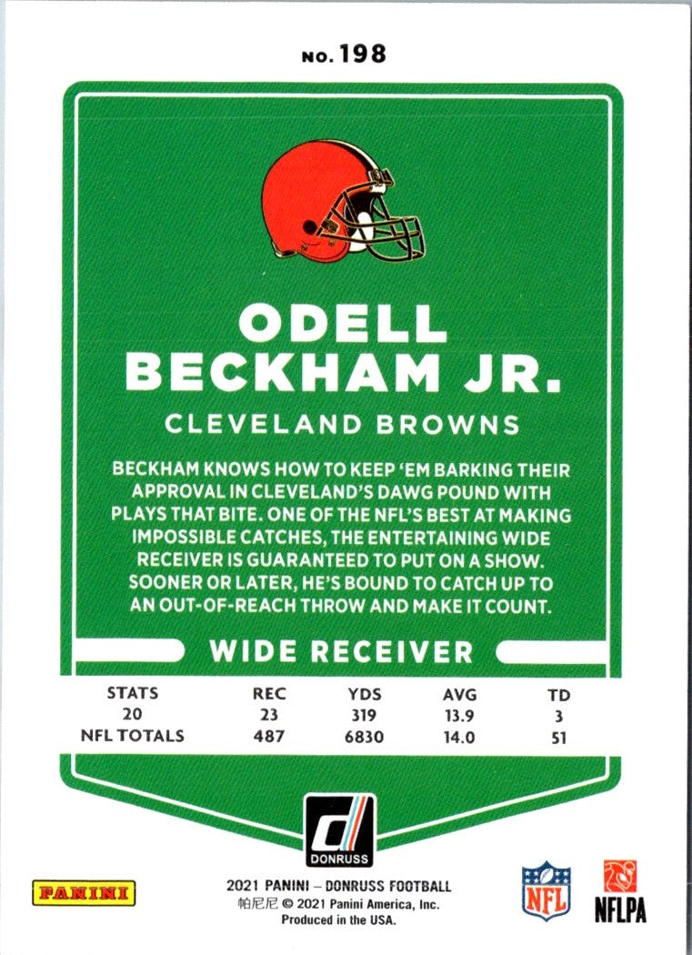 2021 Donruss Odell Beckham Jr.