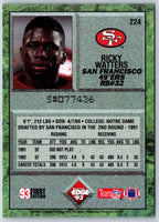 1993 Collector's Edge Ricky Watters #224 /100000