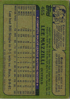1982 Topps Lee Mazzilli #465