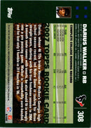 2007 Topps Darius Walker