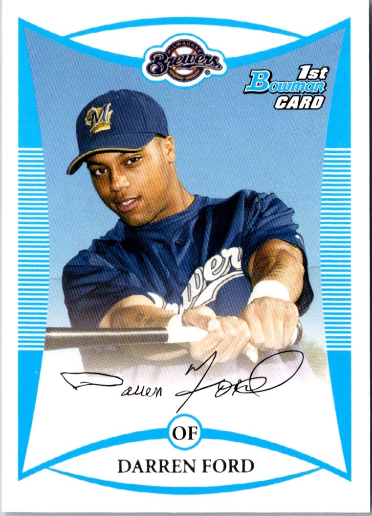 2008 Bowman Prospects Darren Ford