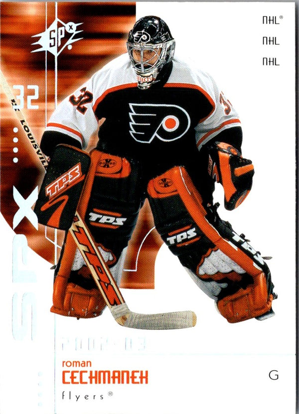 2002 SPx Roman Cechmanek #57