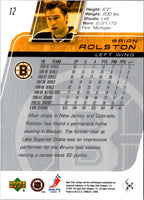2002 Upper Deck Brian Rolston #12