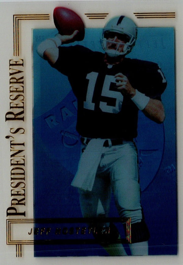 1996 Collector's Edge President's Reserve Jeff Hostetler #338