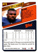 1993 Topps Craig Heyward