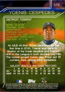 2015 Stadium Club Yoenis Cespedes