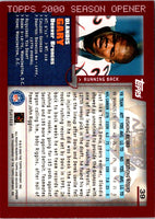 2000 Topps Season Opener Olandis Gary #39