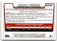 2012 Bowman Chrome Prospects Kenny Vargas #BCP150