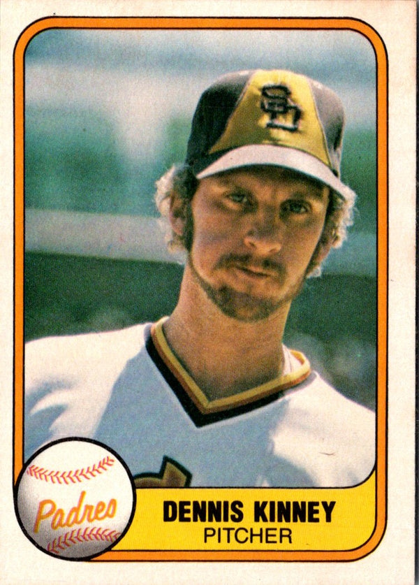 1981 Fleer Dennis Kinney #505 Rookie