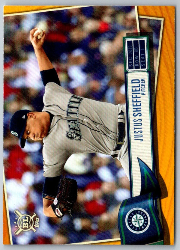 2019 Topps Big League Justus Sheffield #82 Rookie